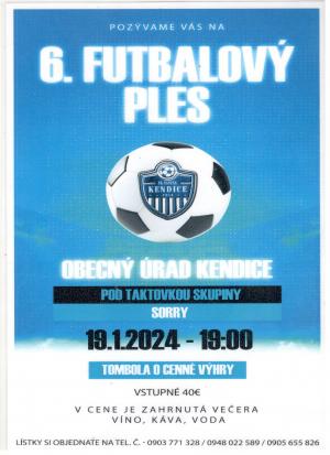 Pozvánka na 6.futbalový ples