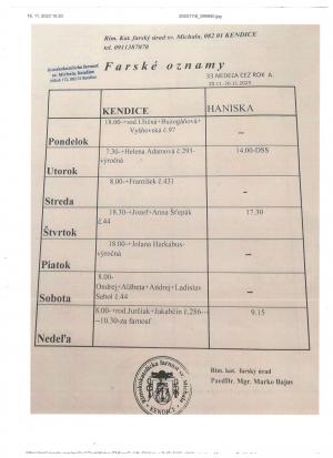 farské oznamy