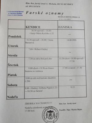 Farské oznamy od 27.11.-3.12.2023