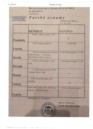 farské oznamy