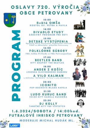 pozvánka Petrovany