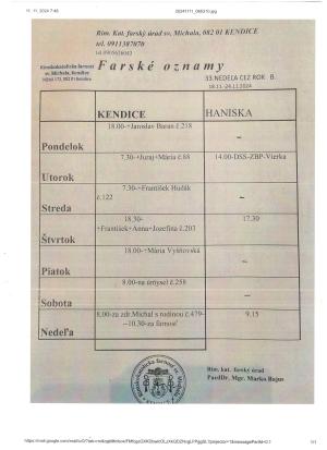 farské ozznamy