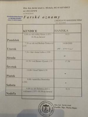 Farské oznamy od 6.1.2025-12.1.2025