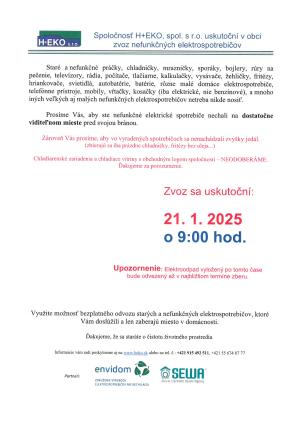 Zber nefunkčných elektrospotrebičov